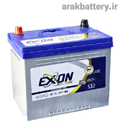 فروش باطری اکسون 70 آمپر معکوس صبا باتری در اراک